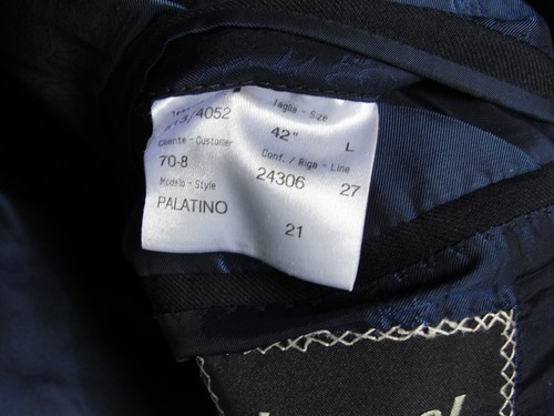 Brioni Palatino Sport Coat Mens 42L Black Wool Gold & Blue Buttons Made in Italy - Picture 11 of 17