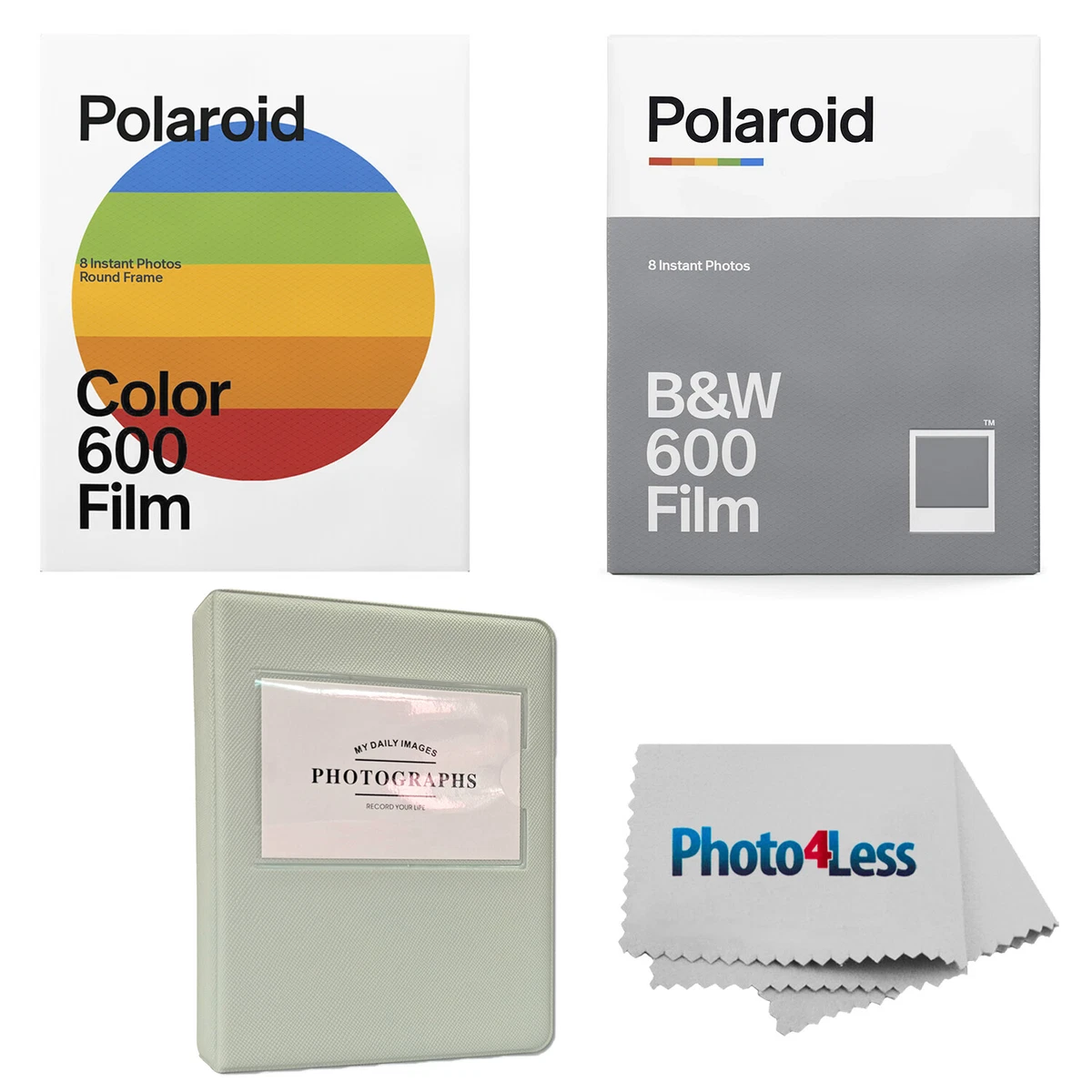 Polaroid B&W Film for i-Type- White Frame