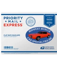 Midwest Muscle Car Specialties Expedited Priority Mail Shipping