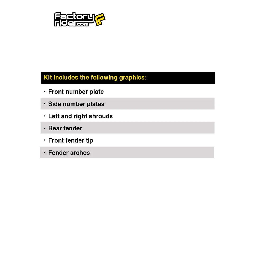 Kit de gráficos para moto de cross Honda CRF 70 TLD 2004-2012/números Motocross Enjoy MFG Foto 3 de 4