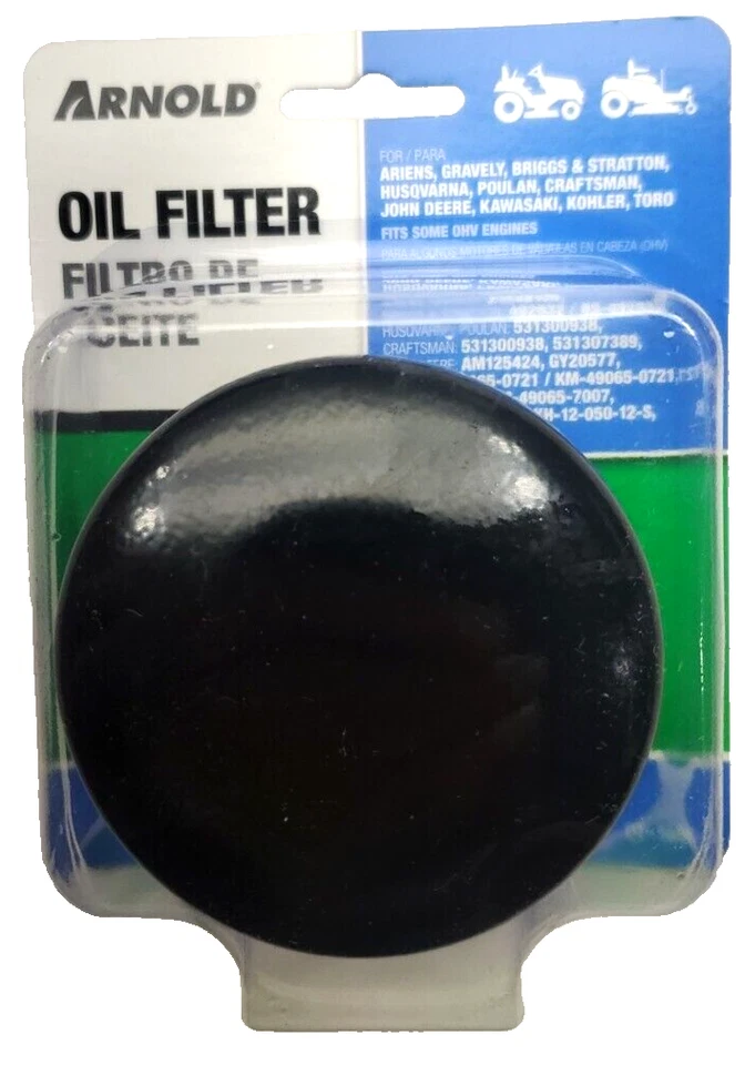 Filtro de óleo 6 EA Arnold OF-1460 para motores Briggs & Stratton Tecumseh OHV 2-3/8" - Imagem 2 de 4
