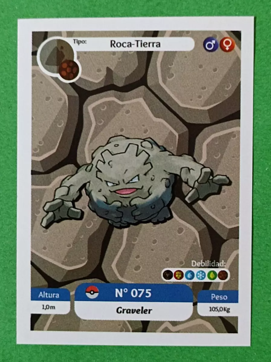 Graveler - #075 -  Pokédex