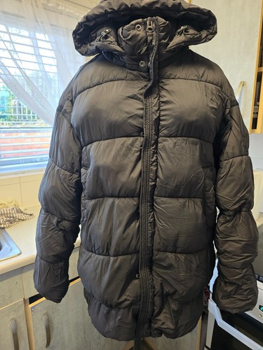 ABRIGO ACOLCHADO CON CAPUCHA NEGRO SUPERDRY CODE SPRTSWEAR XP-D UK 16