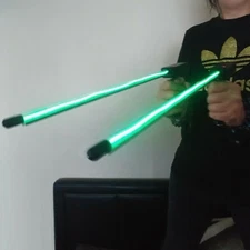 Electric LED Light Up Dowsing Rods Divining Divination Wicca Reiki Psychic Magik