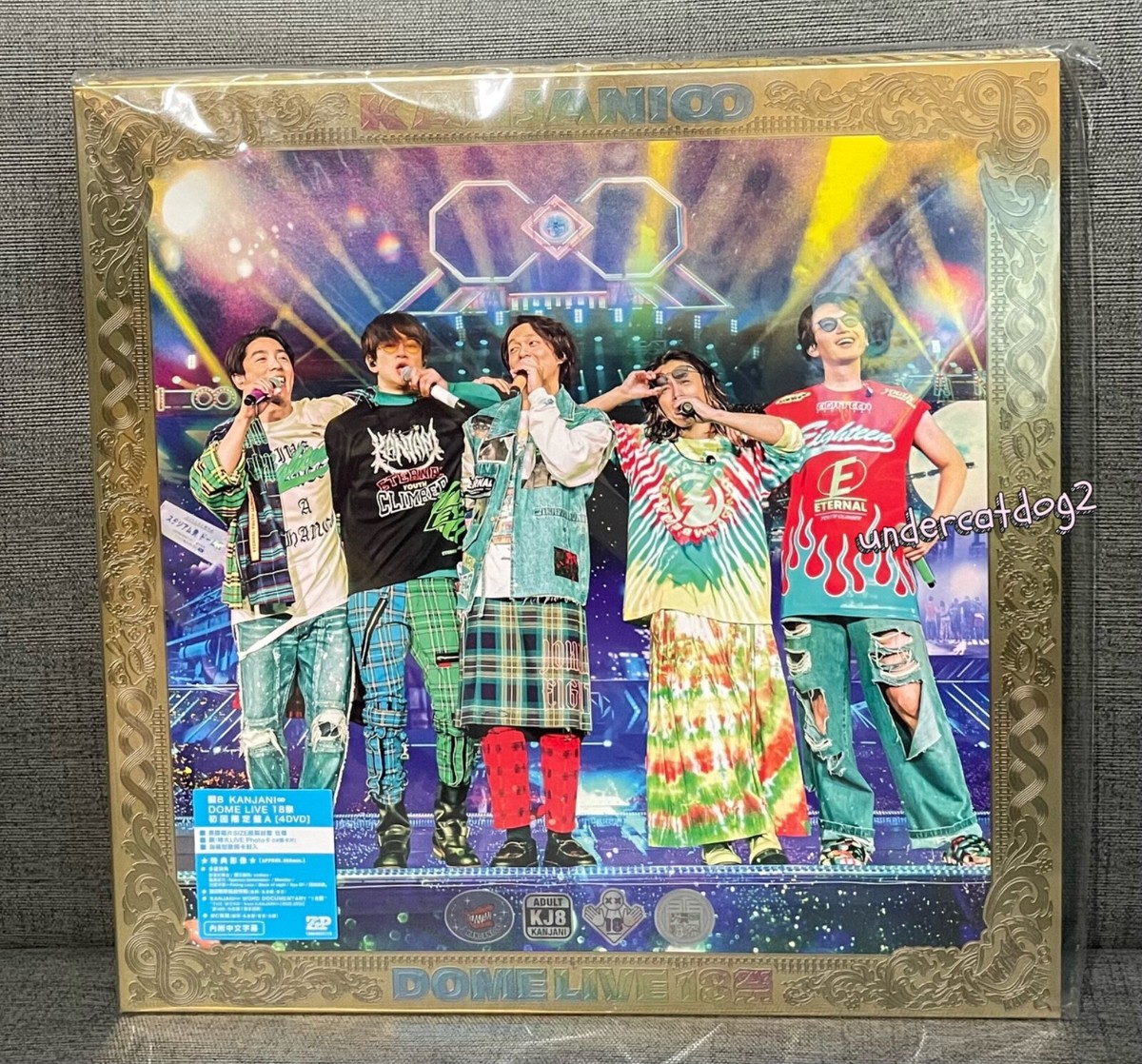 KANJANI8 KANJANI∞ DOME LIVE 18 Sai Taiwan Ltd 4-DVD (Chinese-sub