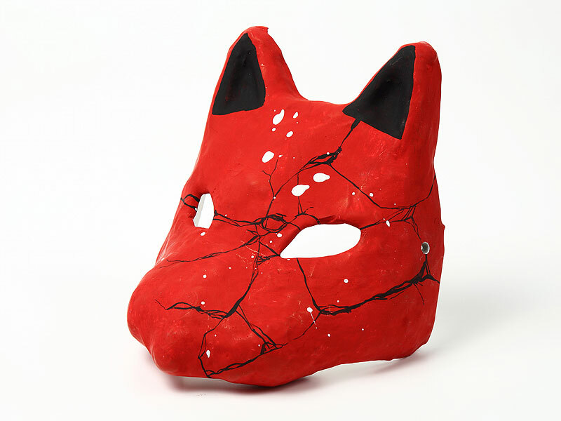 絵 「MASK」 Today we had a customer from Brazil 🇧🇷 She is also a mask artist