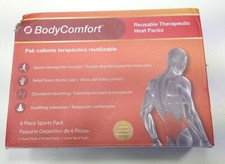 Body Comfort Reusable Therapeutic Heat Packs Sports 6 Piece Chronic Pain Therapy