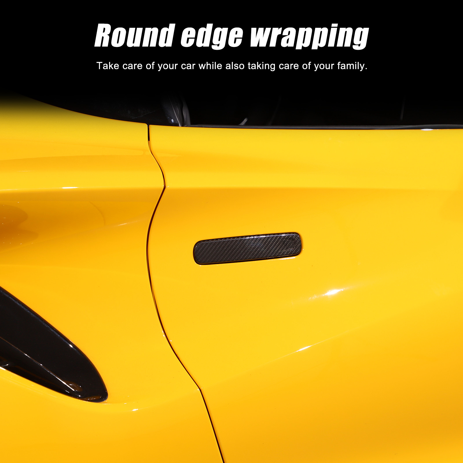 Real Carbon Fiber Exterior Door Handle Cover Trim For Lotus EMIRA 2021-2023