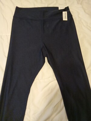 NWT: Old Navy Extra High-Waisted Cloud+ 7/8 Leggings, Dusk Navy, Size L