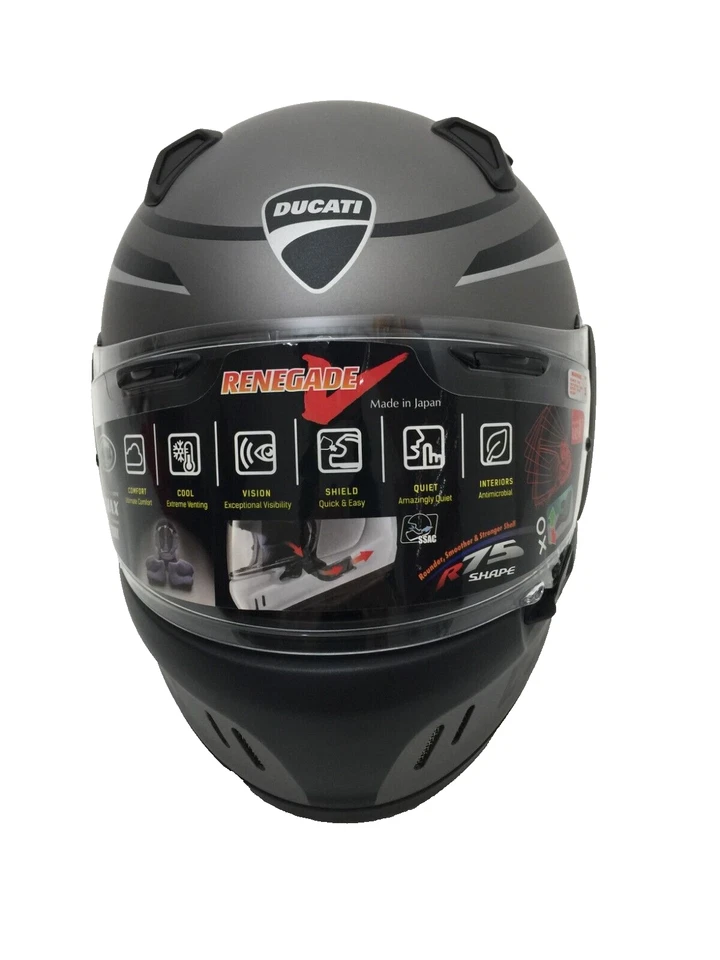 CASCO ARAI DUCATI RENEGADE TALLA S NUEVO ORIGINAL CD 981046723 - Imagen 2 de 4