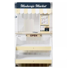 Wooden Grocery Stand Pretend Play Natural Style Market