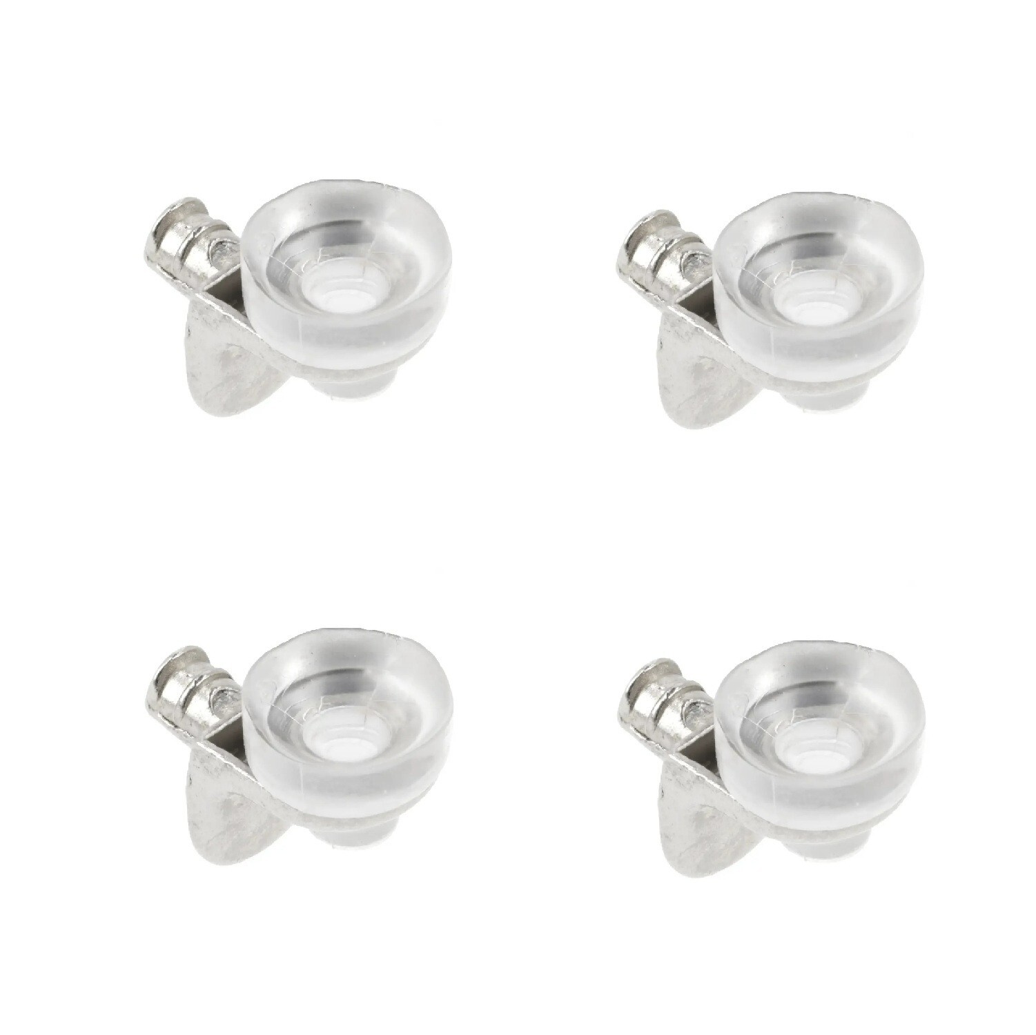 4 pcs x Small Shelf Bracket SL12 Support with Rubber Pad  PP-S0L012-01T