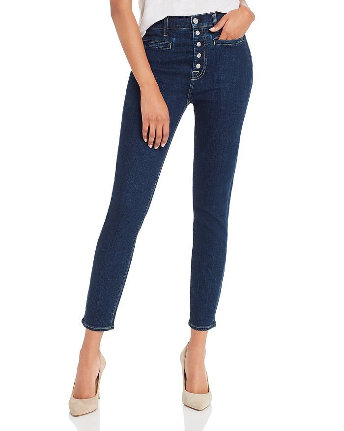 For All Mankind Women's High Waist Ankle Skinny Jeans Size 23