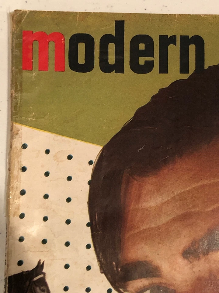 MODERN SCREEN MAGAZINE - March, 1947 - CLARK GABLE - Imagem 3 de 4