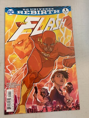 THE FLASH - REBIRTH  #1 NM COVER A DC COMICS 2016 - 1ST APPEARANCE GODSPEED