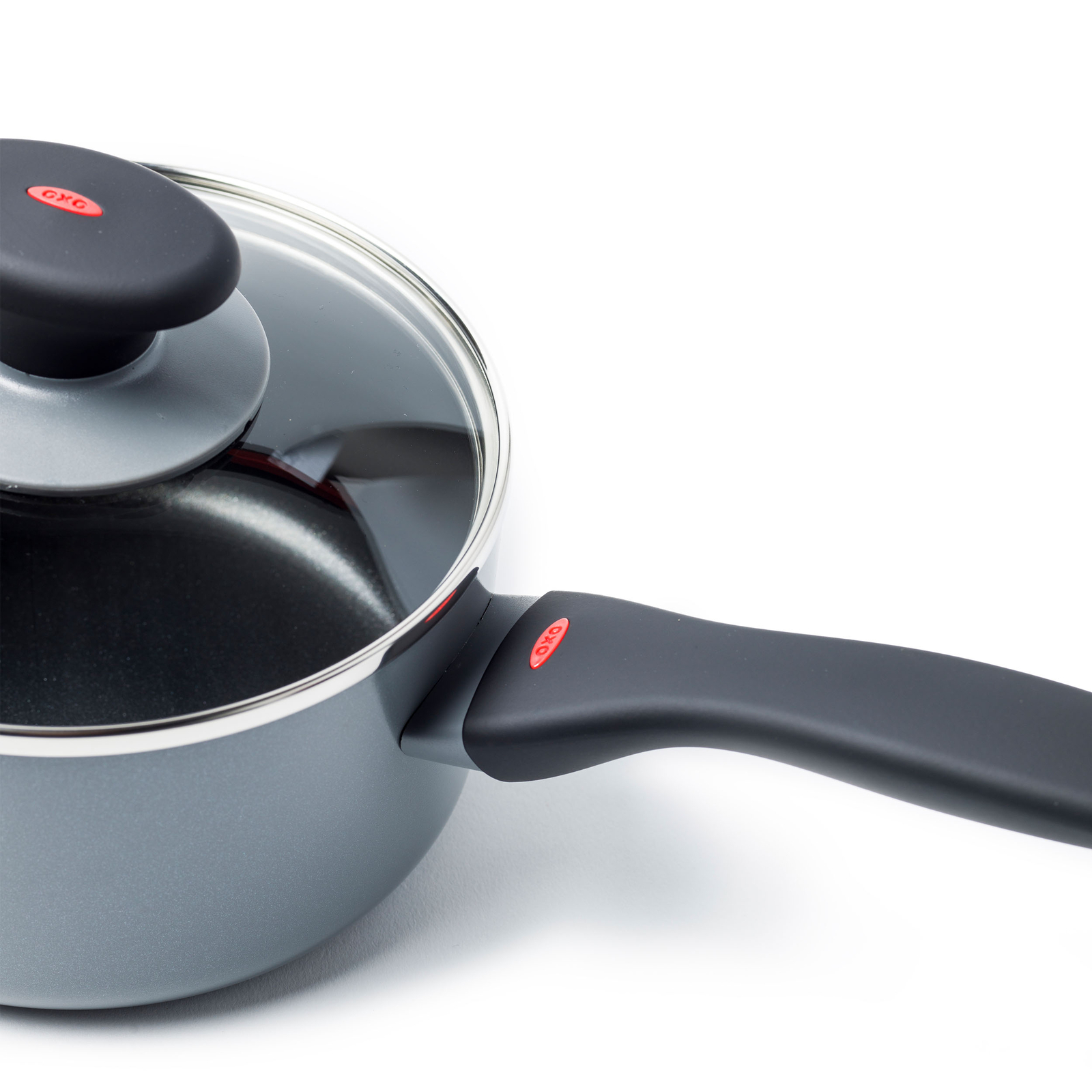 Oxo Saucepan Set 3 Piece Ceramic NonStick Induction (Damaged Packaging