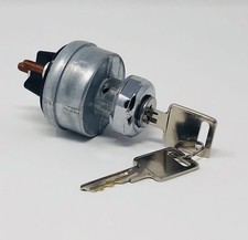 UNIVERSAL IGNITION SWITCH 12-VOLT 2-GM STYLE KEYS 4 POSITION ON OFF START ACC.