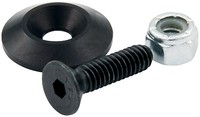 Allstar Professional Senkschrauben 1/4In Mit 1.25In Unterlegscheibe Blk 10Pk