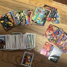 256 Marvel Card Lot: Stan Lee #161, Venom vs Scarlet Spider Holoblast, Carnage
