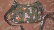 10" X 7" VERA BRADLEY GREEN HIPSTER BAG NEW WITHOUT TAG