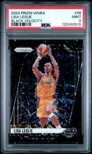 2024 PANINI PRIZM WNBA BLACK VELOCITY #98 LISA LESLIE 27/39 PSA 9