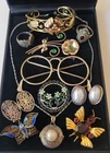 Antique & Vintage Silver, Sterling & GF Mixed Jewelry Lot