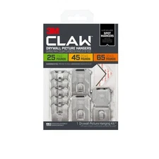 3M Claw Drywall Picture Hangers Brand new in box - BOX DAMAGED 