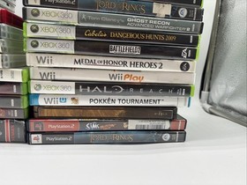 Video Game Case & Manual Lot Of 61- Xbox, Ds, Ps2 , PS3 , Etc - READ