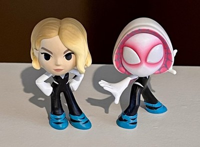 Lot of two(2) Into The Spider-verse Funko Mystery Minis Spider Gwen Figures
