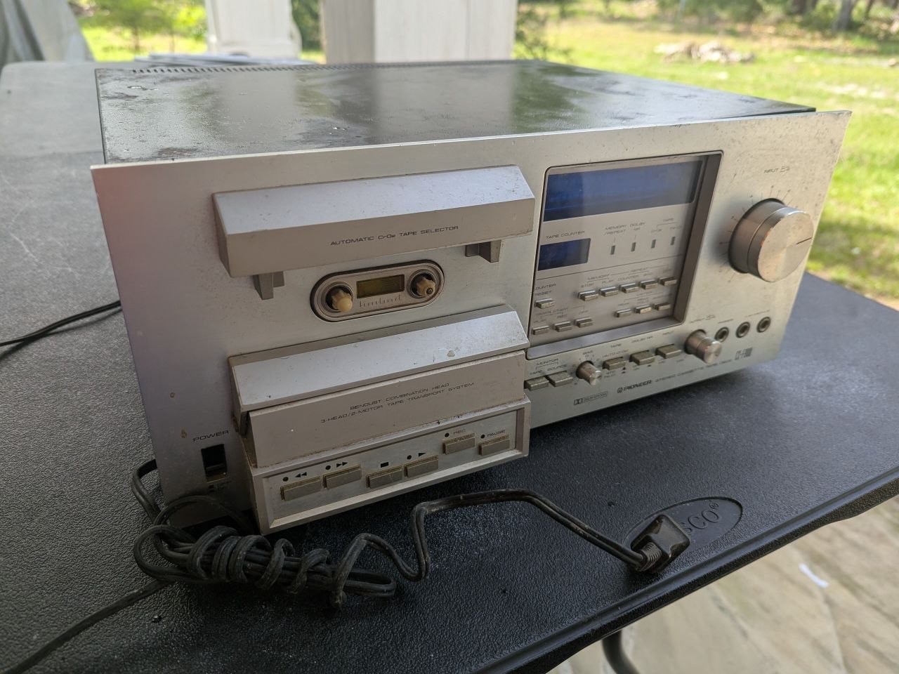 Vintage Pioneer CT-F900 Stereo Cassette Tape Deck Powers On - Sold As Is -  RE