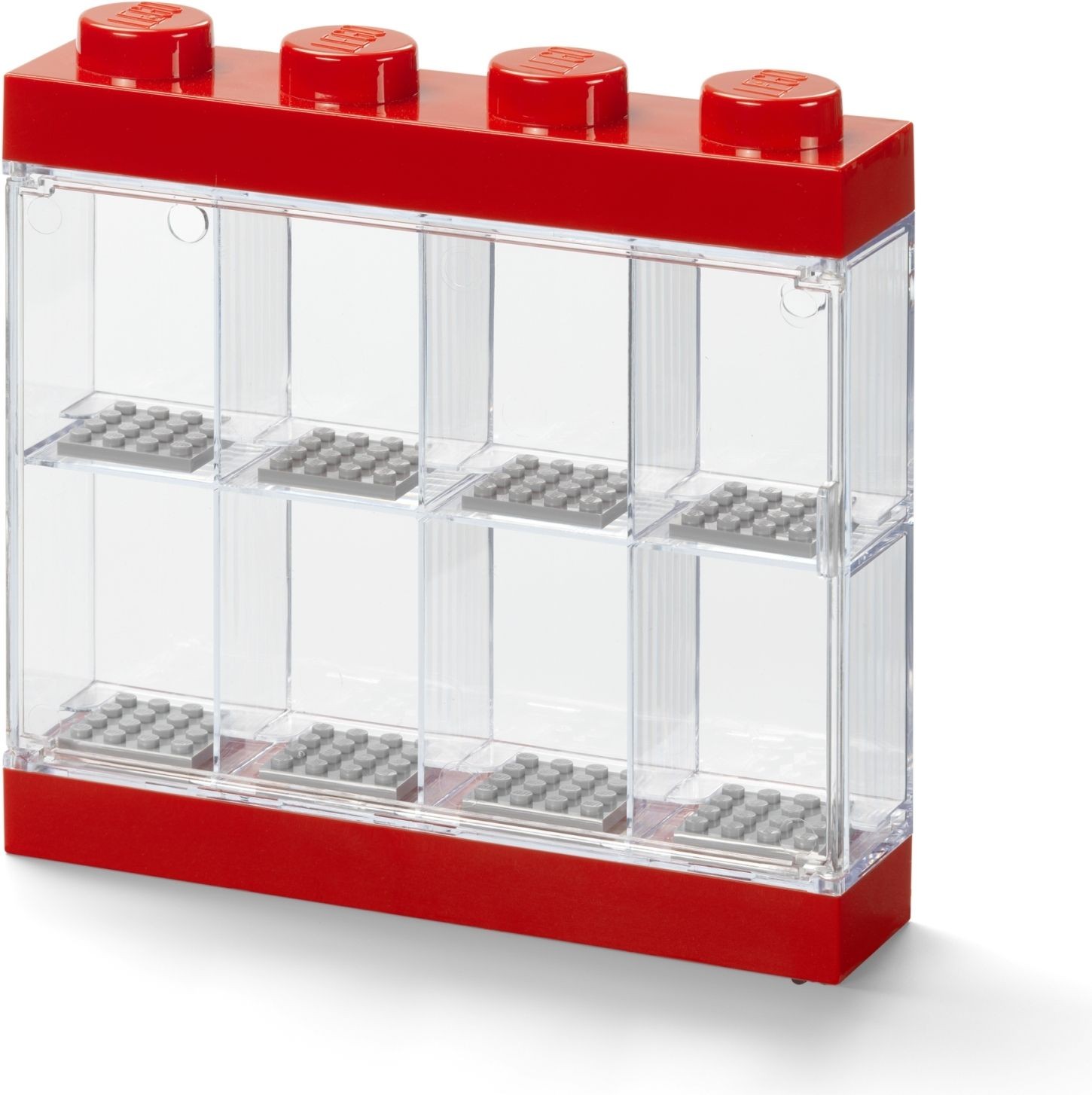Merchandising Lego: 40650001 - Minifigure Display Case 8 - Red