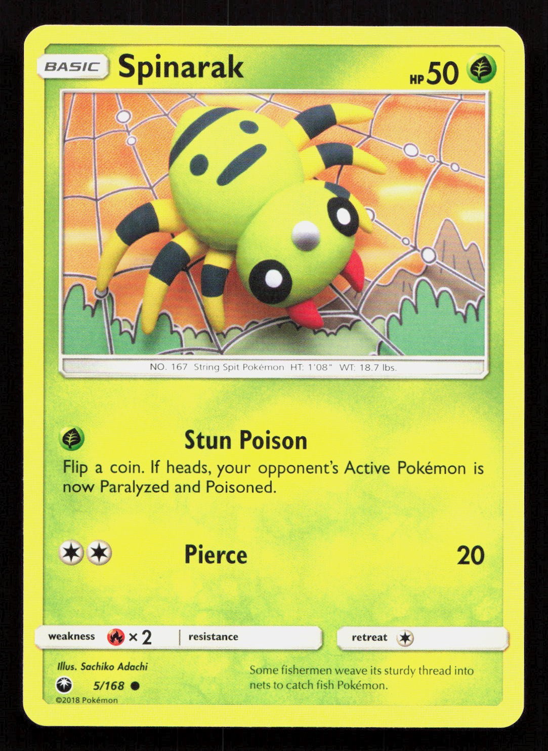 SPINARAK 5/168 Pokemon CELESTIAL STORM