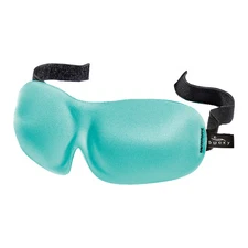 Uniquely Designed 40 Blinks Sleep Eye Mask Polyester Adjustable Straps - Aqua