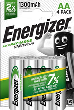 AA Rechargeable Batteries, Universal Compatibility, Pack of 4 11.09 per battery
