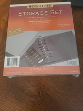 NEW ~ Day-Timer Storage Set Binder w/ Slipcase Sheetlifter #80045