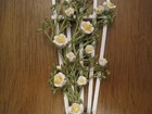 Clay Rose Filled Fan Trellis 1:12 scale dollhouse miniature Landscaping OOAK #3 — photo 5