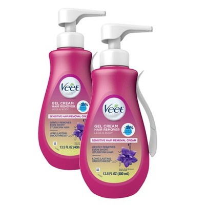 VEET Sensitive Skin Hair Removal Cream For Women, 13.5 FL OZ Pack of 2