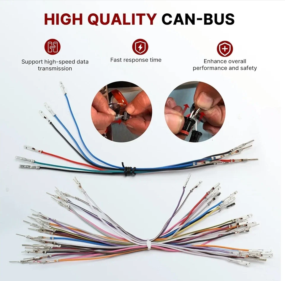 Kit de cables de suspensión Touring Ape de 14" cable de embrague extendido y línea de freno y Can-Bus  - Imagen 4 de 4