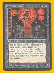 Sorceress Queen Arabian Nights MTG