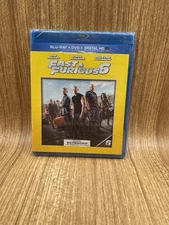 Fast  Furious 6 (Blu-ray Disc, 2013, 2-Disc Set) New Factory Sealed