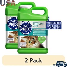 Hypoallergenic Unscented Cat Litter Odor Control Lightweight 10 lbs Pellets New