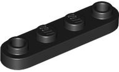 Lego Plate, Round 1 x 4 with 2 Open Studs-77845-Farbauswahl-color choice