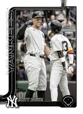 2025 Topps Update #US85 City Boys! (Aaron Judge / Jazz Chisholm Jr.) VC