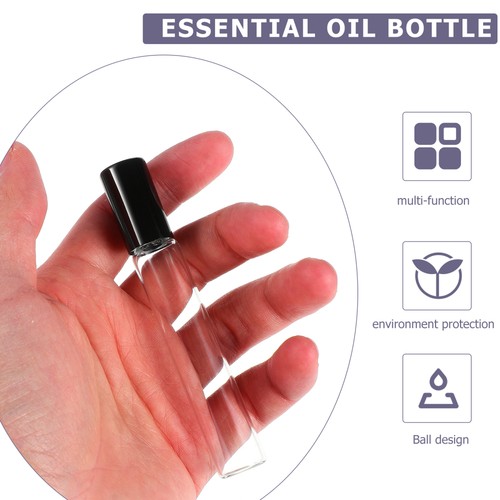 6pcs 10ml Roller Flasche Parfüm Flaschen ätherische Ölflasche Stahl Roller Kugel - Bild 11 von 12