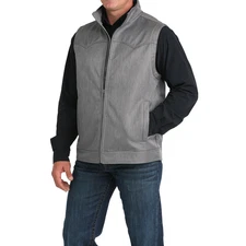 Cinch Men's Conceal Carry Grey Bonded Vest MWV1592005