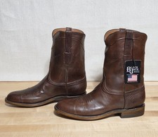 Black Jack Ranch Hand Roper Cowboy Boots Mens 12 D Brown 33147 Black Jack Ranch Hand Roper Cowboy Boots Mens 12 D Brown 33147