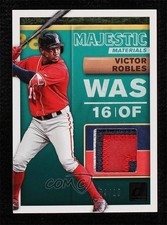 2019 Panini Donruss Majestic Materials Black 6/10 Victor Robles #MM-VR v7j