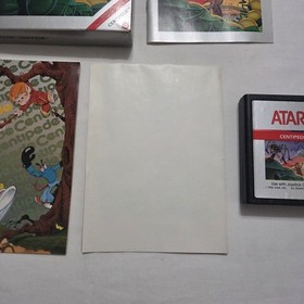 Centipede (Atari 2600, 1982) Complete In Box CIB w/ Manual & Paperwork