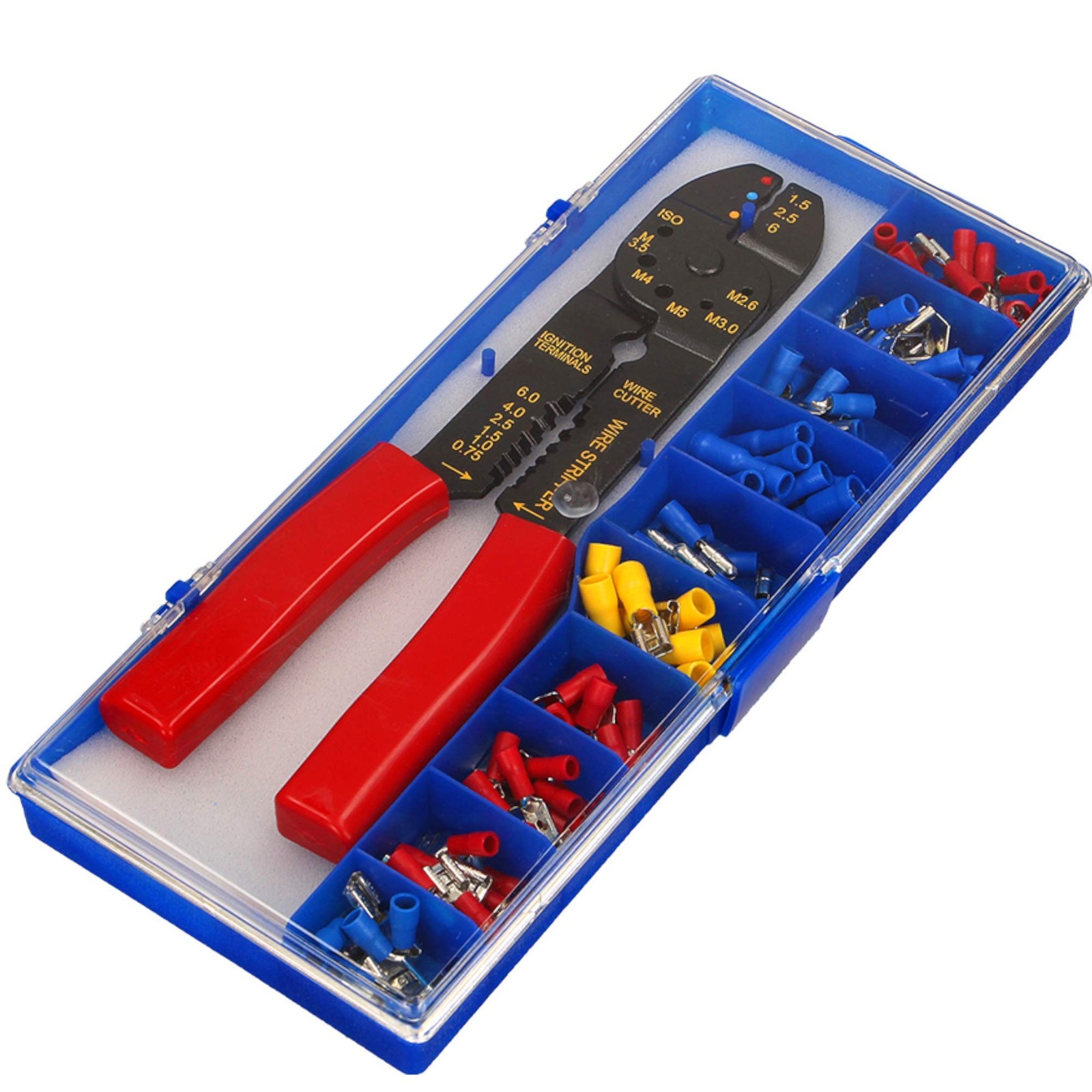 ORNO AE-13136 Capicorda Elettrici Multicolori con una Pinza a Crimpare (con gpow