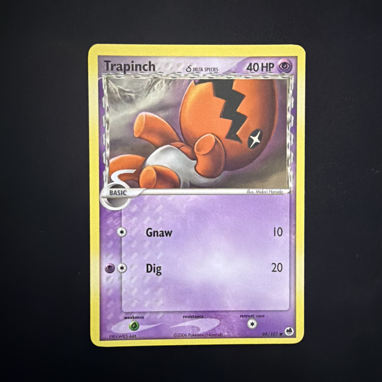 Trapinch (Delta Species) - 68/101 - Common - Ex Dragon Frontiers - Pokémon nm